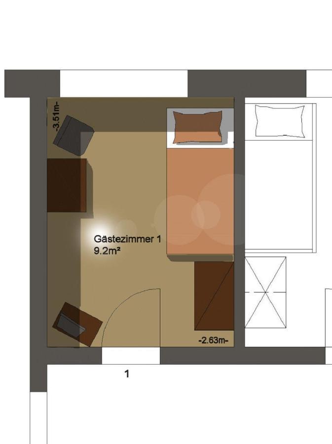 Pension Ruessel-Pub زانغرهاوزن الغرفة الصورة
